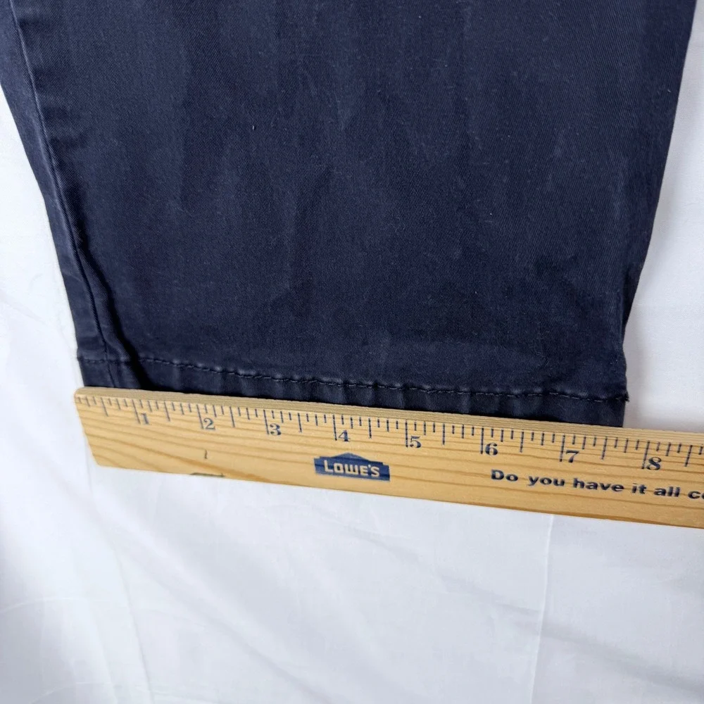 Tommy Hilfiger‎ Mens Regular Fit Stretch Chino Pants Navy Blue 34x30 RN77806